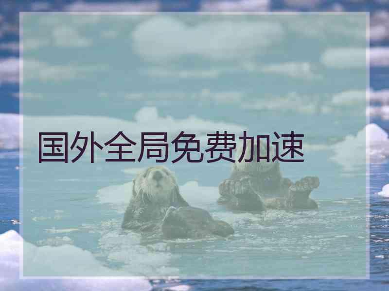 国外全局免费加速