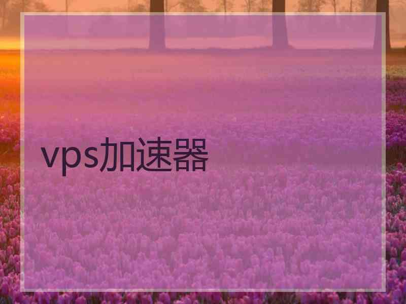 vps加速器