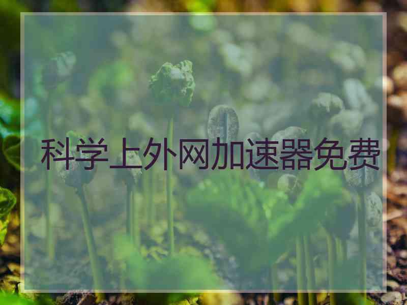 科学上外网加速器免费