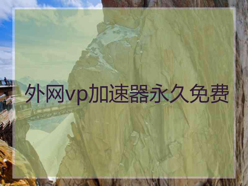 外网vp加速器永久免费