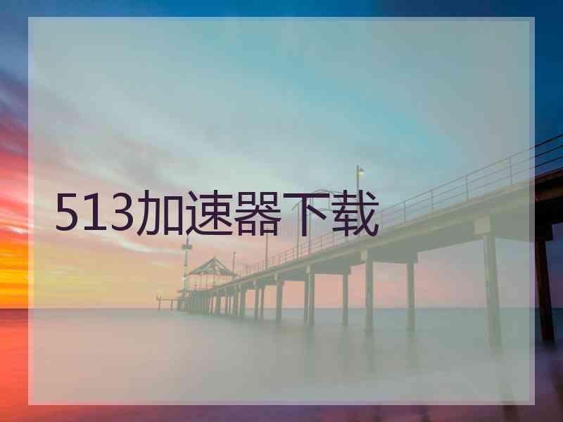513加速器下载