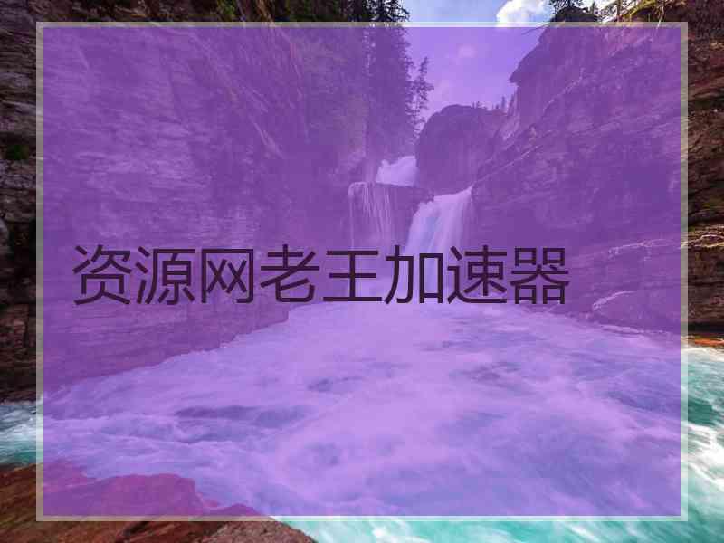 资源网老王加速器