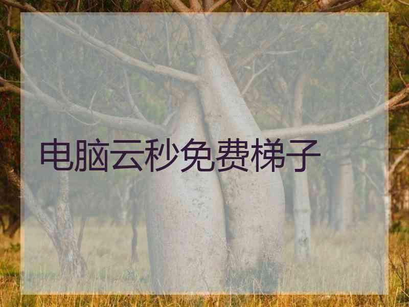 电脑云秒免费梯子