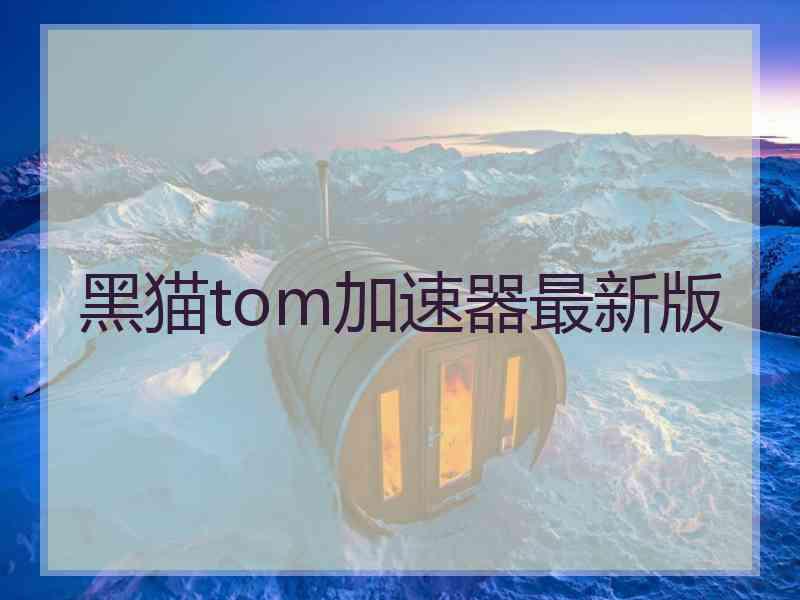 黑猫tom加速器最新版