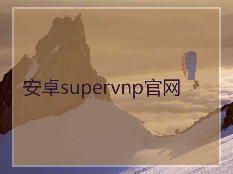 安卓supervnp官网