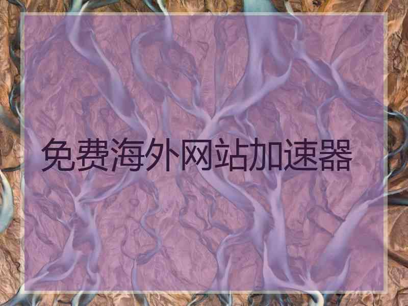 免费海外网站加速器