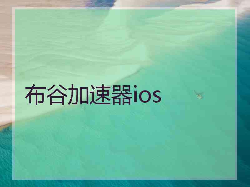 布谷加速器ios