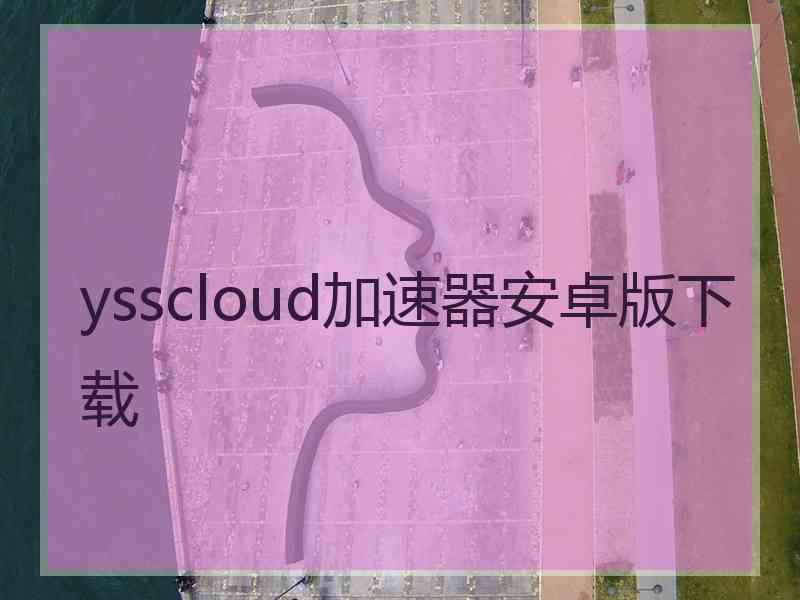 ysscloud加速器安卓版下载