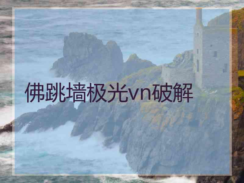 佛跳墙极光vn破解
