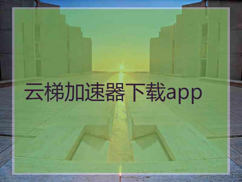 云梯加速器下载app