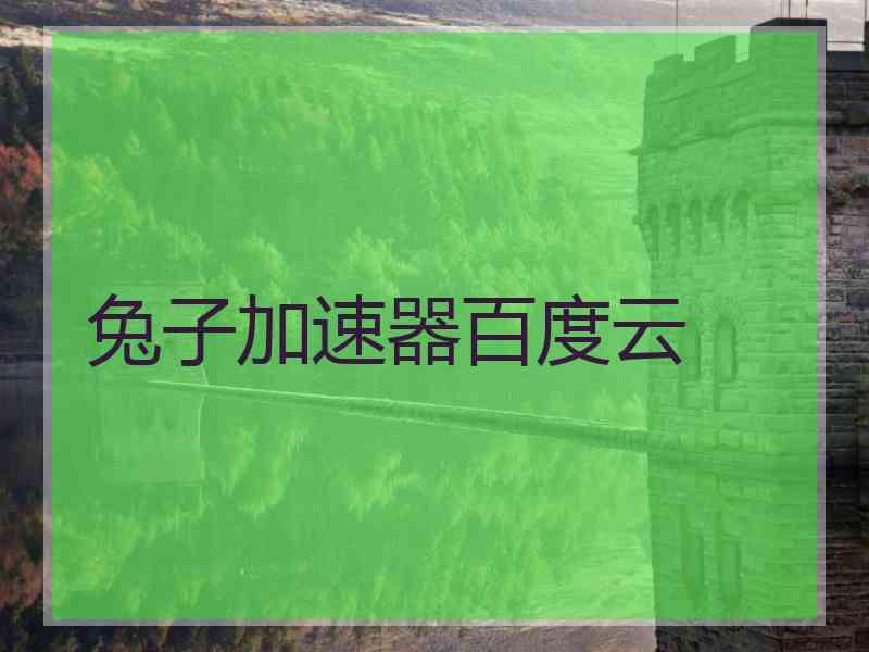 兔子加速器百度云