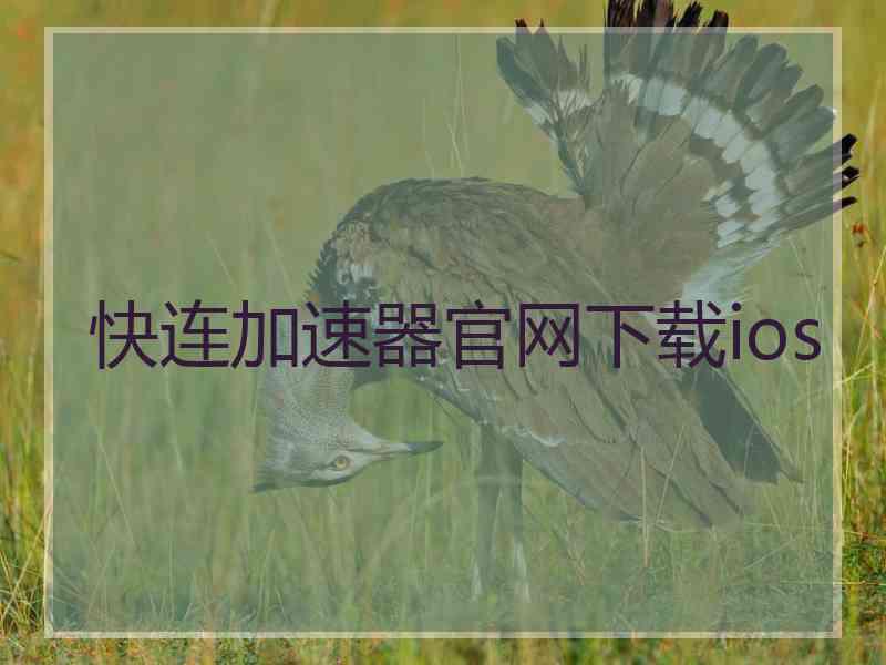 快连加速器官网下载ios