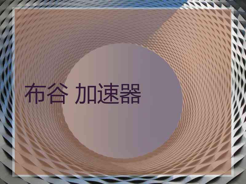 布谷 加速器