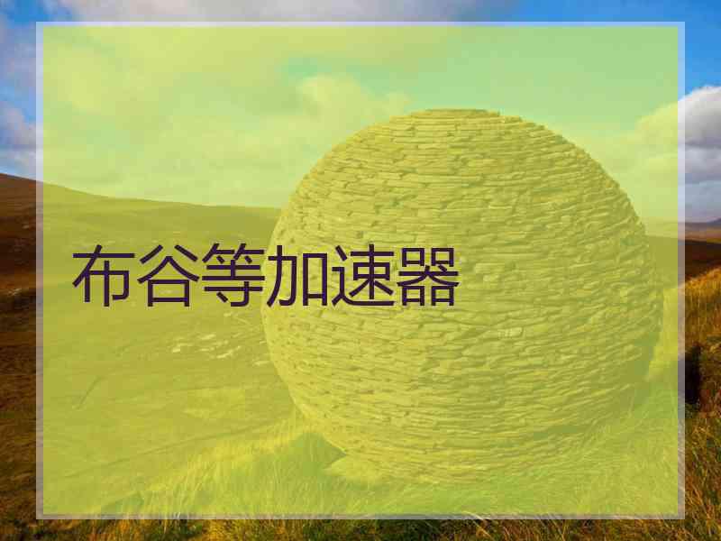 布谷等加速器
