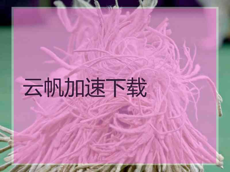 云帆加速下载