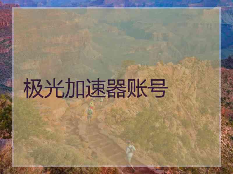 极光加速器账号