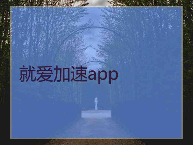 就爱加速app