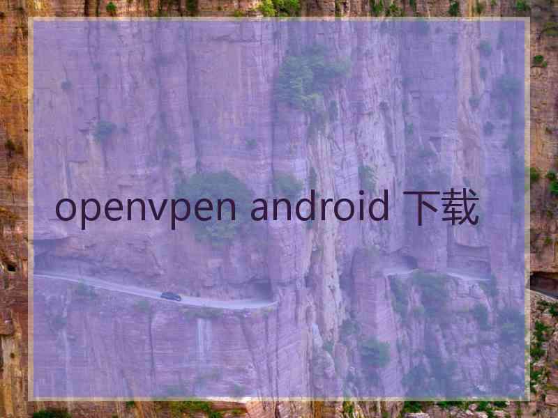 openvpen android 下载