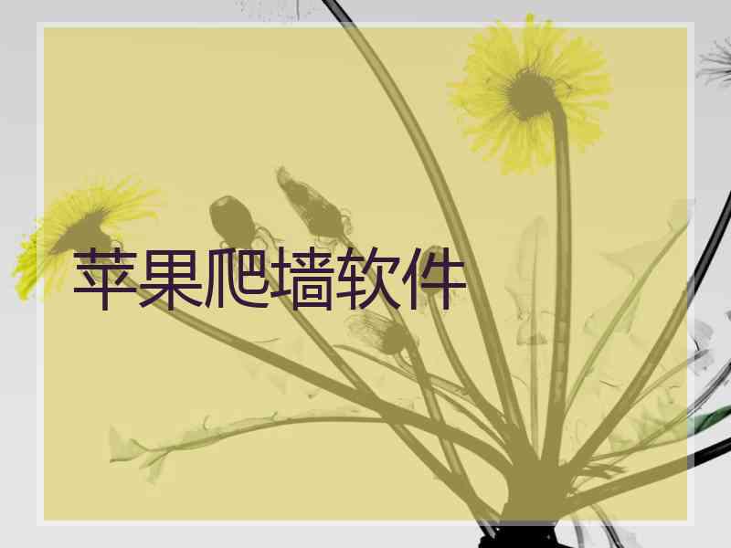 苹果爬墙软件