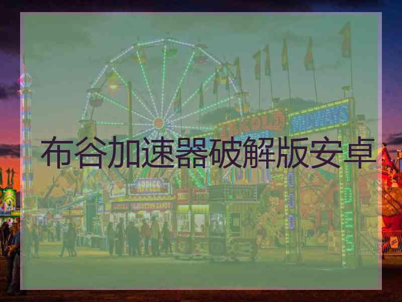 布谷加速器破解版安卓