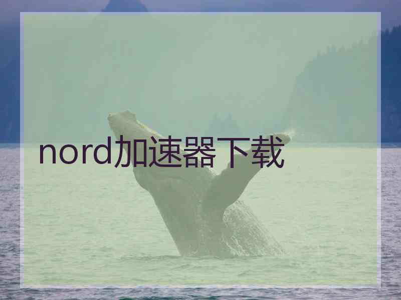 nord加速器下载