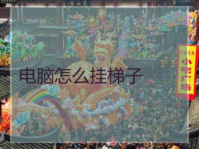 电脑怎么挂梯子