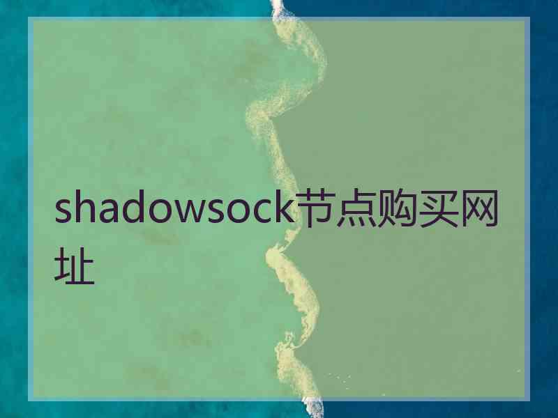 shadowsock节点购买网址