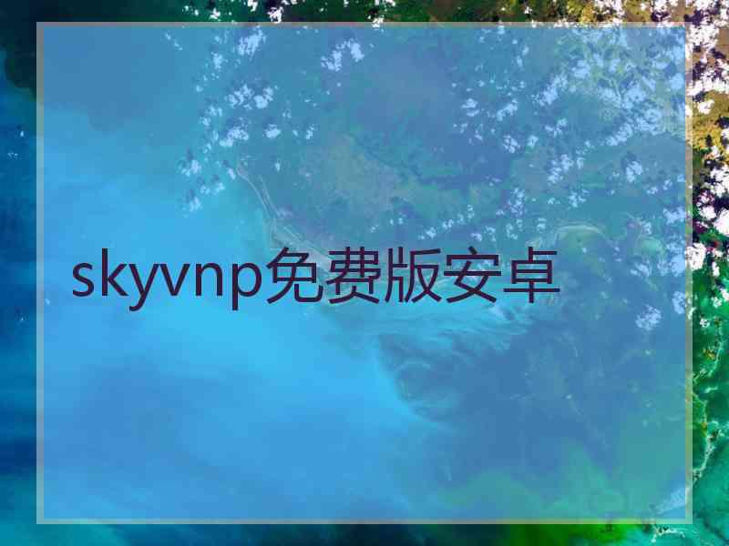 skyvnp免费版安卓