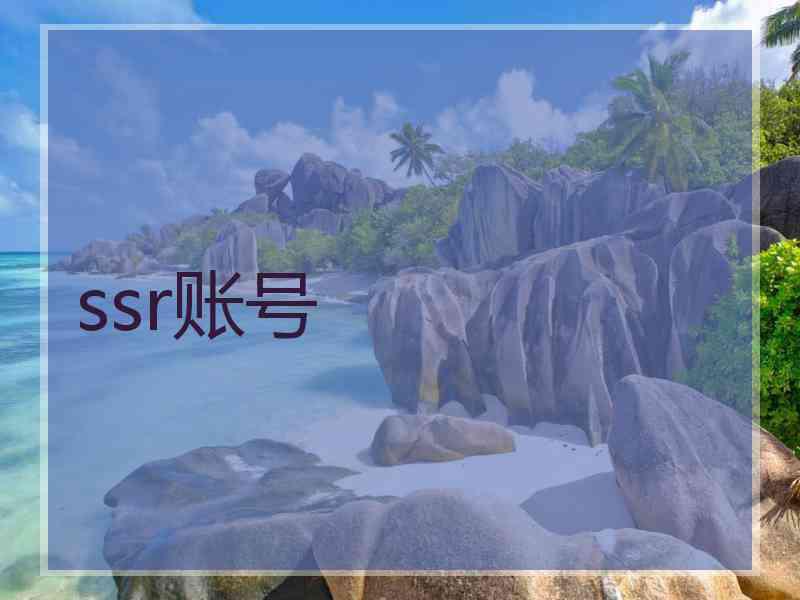 ssr账号