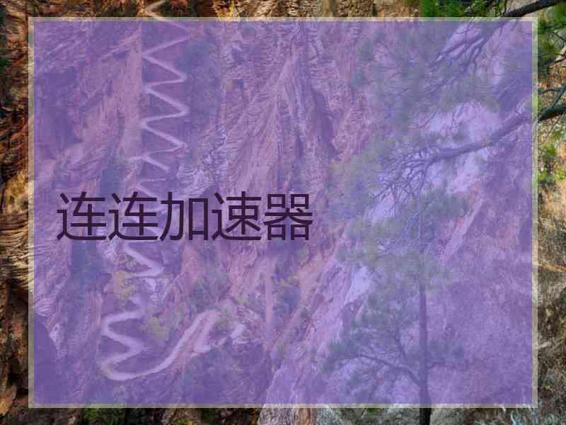 连连加速器