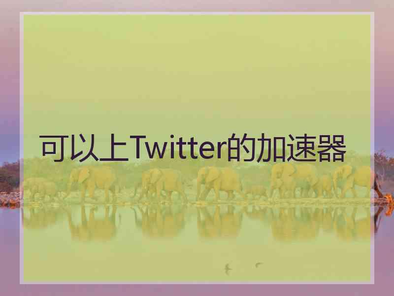 可以上Twitter的加速器