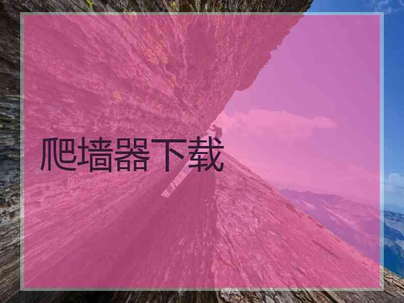 爬墙器下载