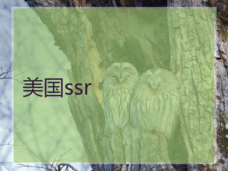 美国ssr