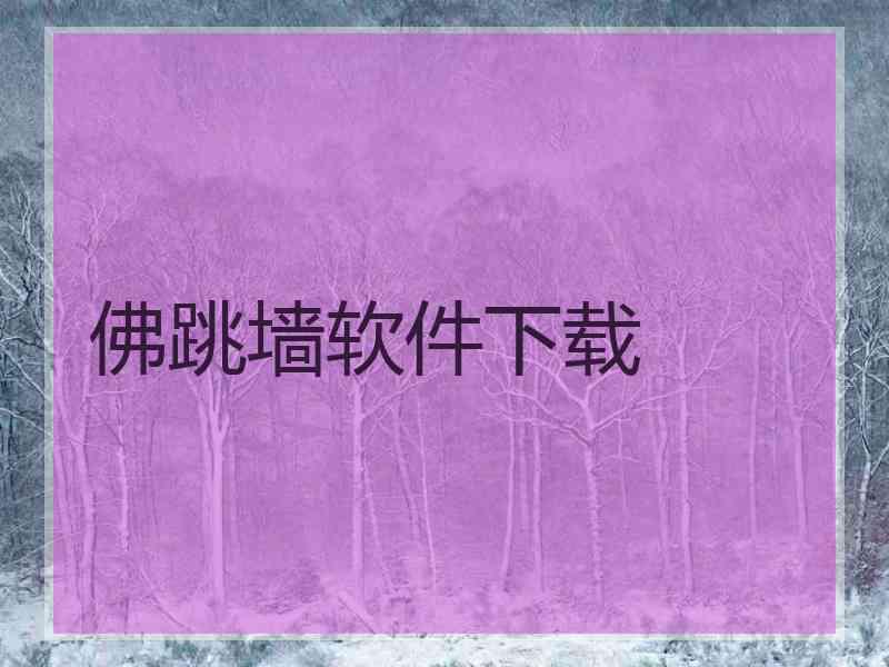 佛跳墙软件下载