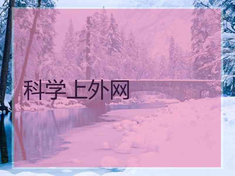 科学上外网