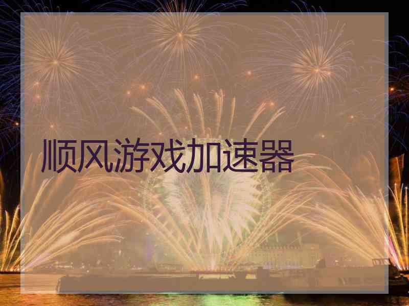 顺风游戏加速器