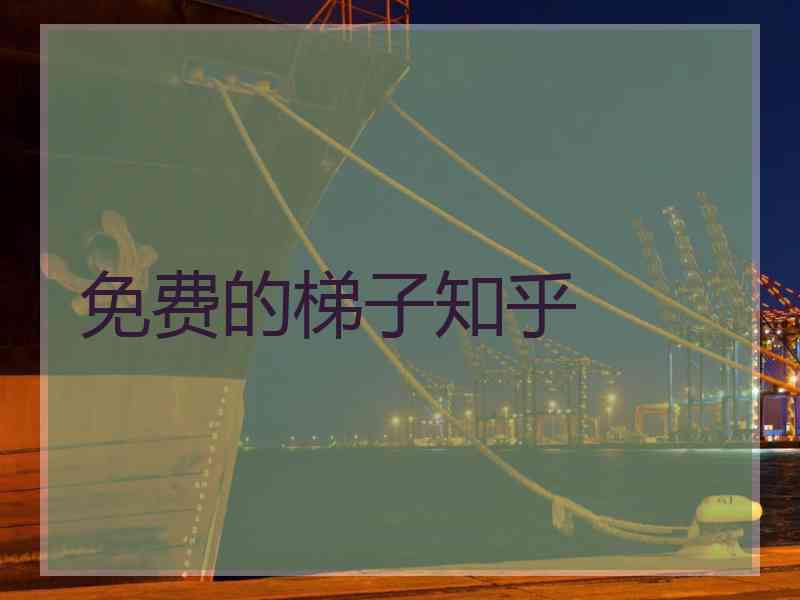 免费的梯子知乎