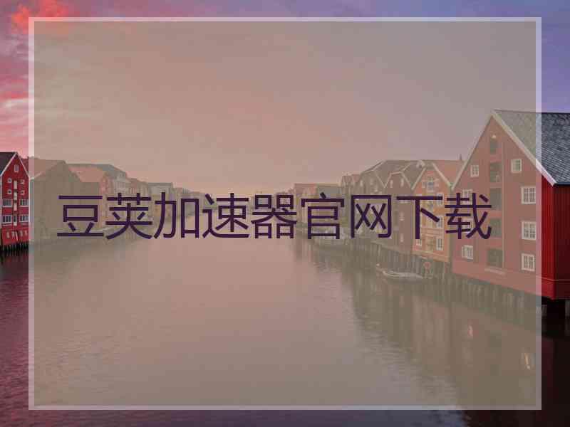 豆荚加速器官网下载