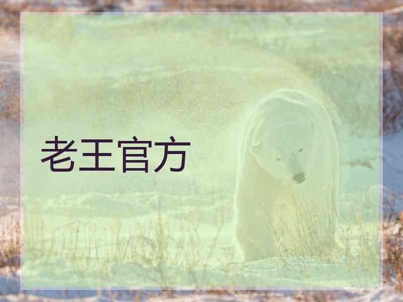 老王官方