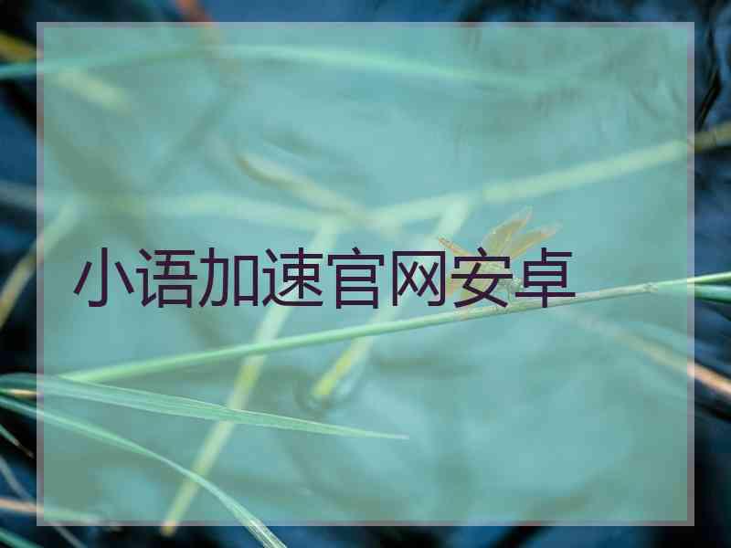 小语加速官网安卓
