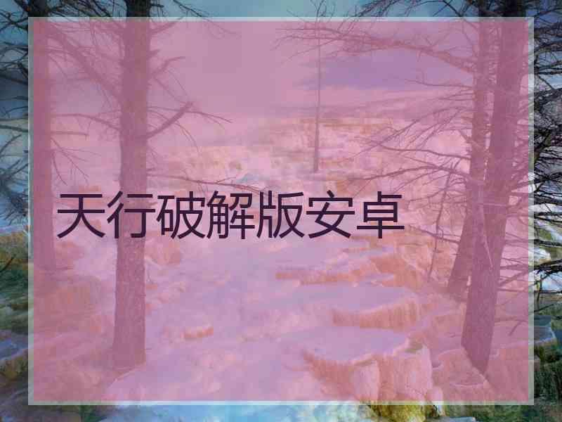 天行破解版安卓
