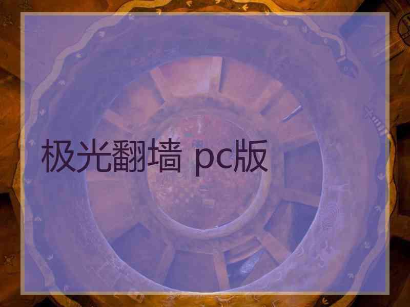 极光翻墙 pc版
