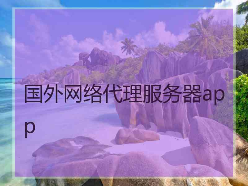 国外网络代理服务器app