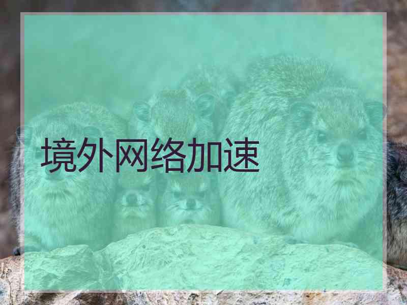 境外网络加速