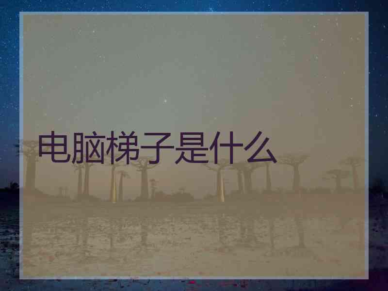 电脑梯子是什么