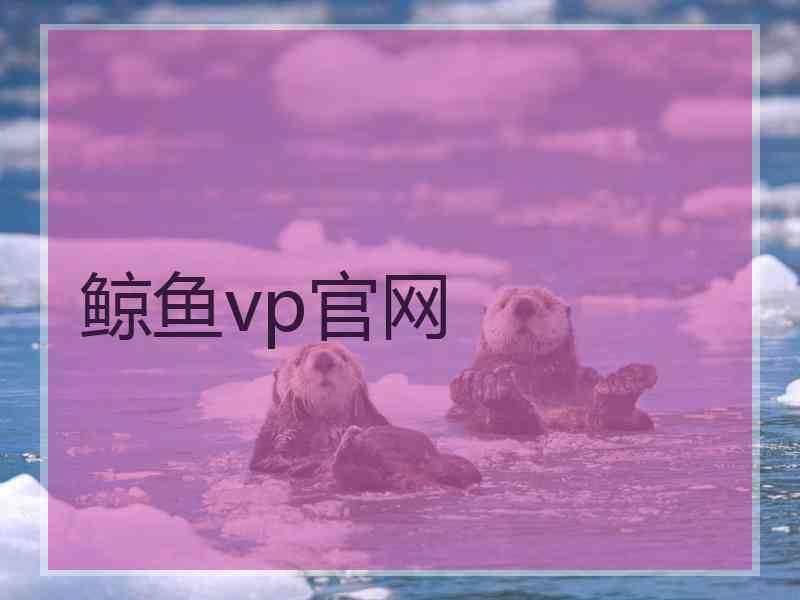 鲸鱼vp官网