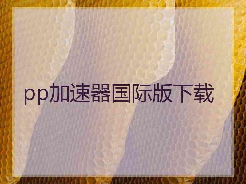 pp加速器国际版下载
