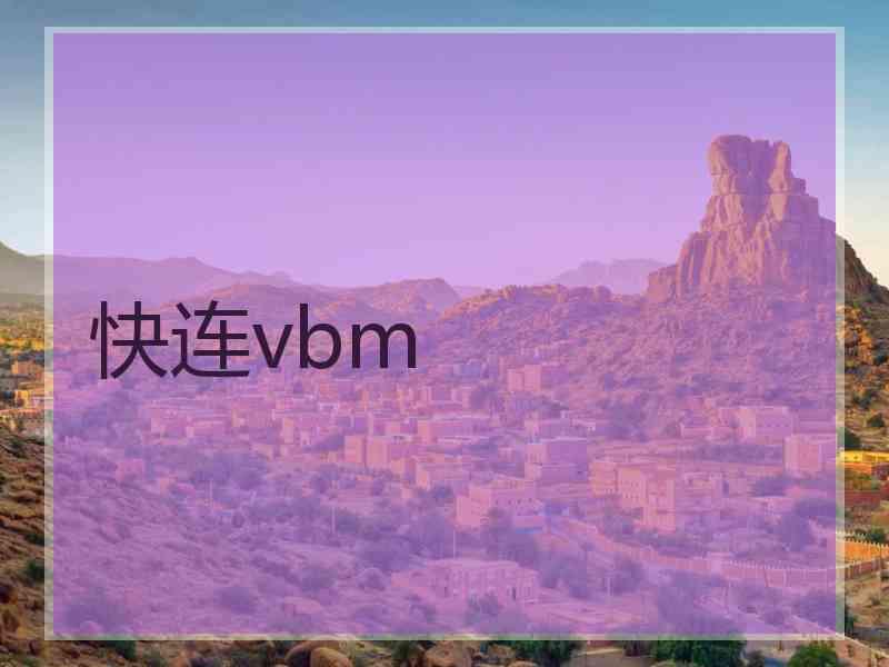 快连vbm