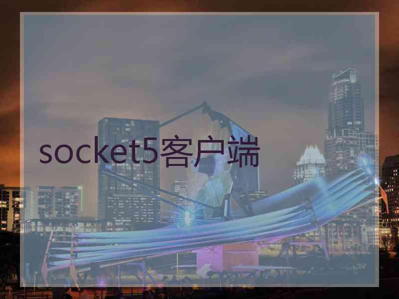 socket5客户端