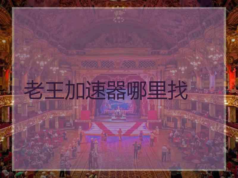老王加速器哪里找